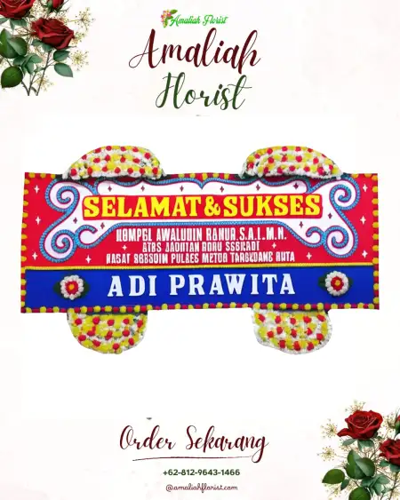 Papan Bunga Ucapan Selamat Suriamedal